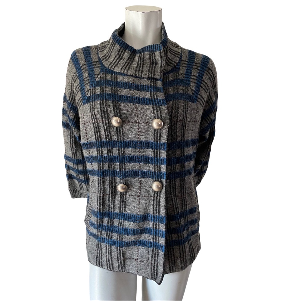 Antonio Melani Cashmere Blend 3/4 Sleeve Sweater L